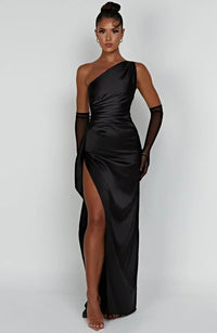 Grace | Elegant Long Slip GownSatin Maxi Dress
