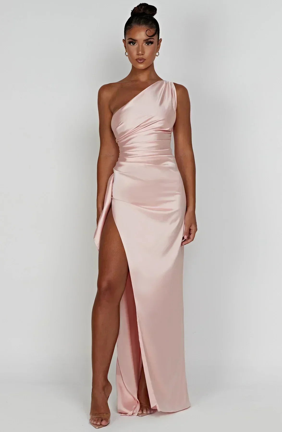 Grace | Elegant Long Slip GownSatin Maxi Dress