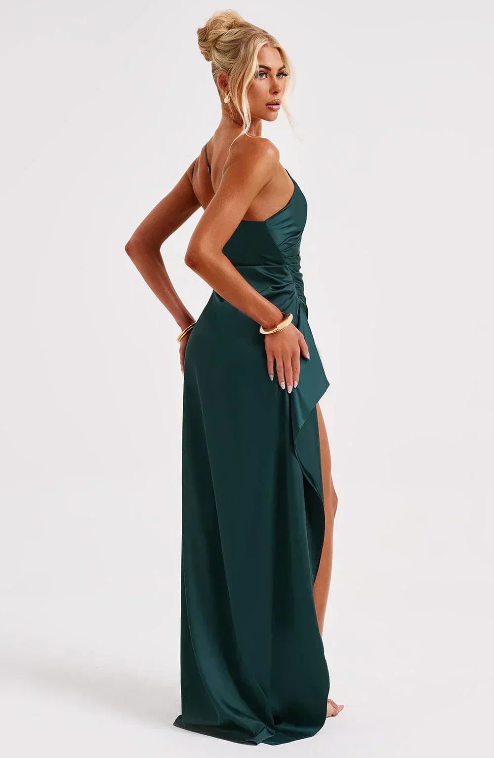 Grace | Elegant Long Slip GownSatin Maxi Dress