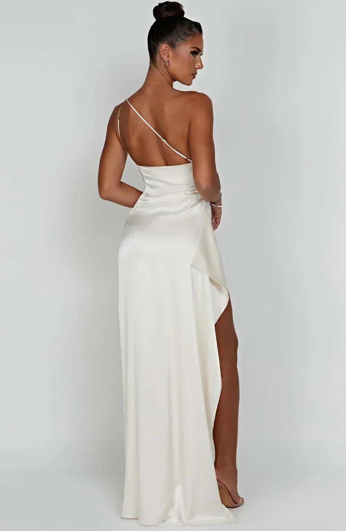 Grace | Elegant Long Slip GownSatin Maxi Dress
