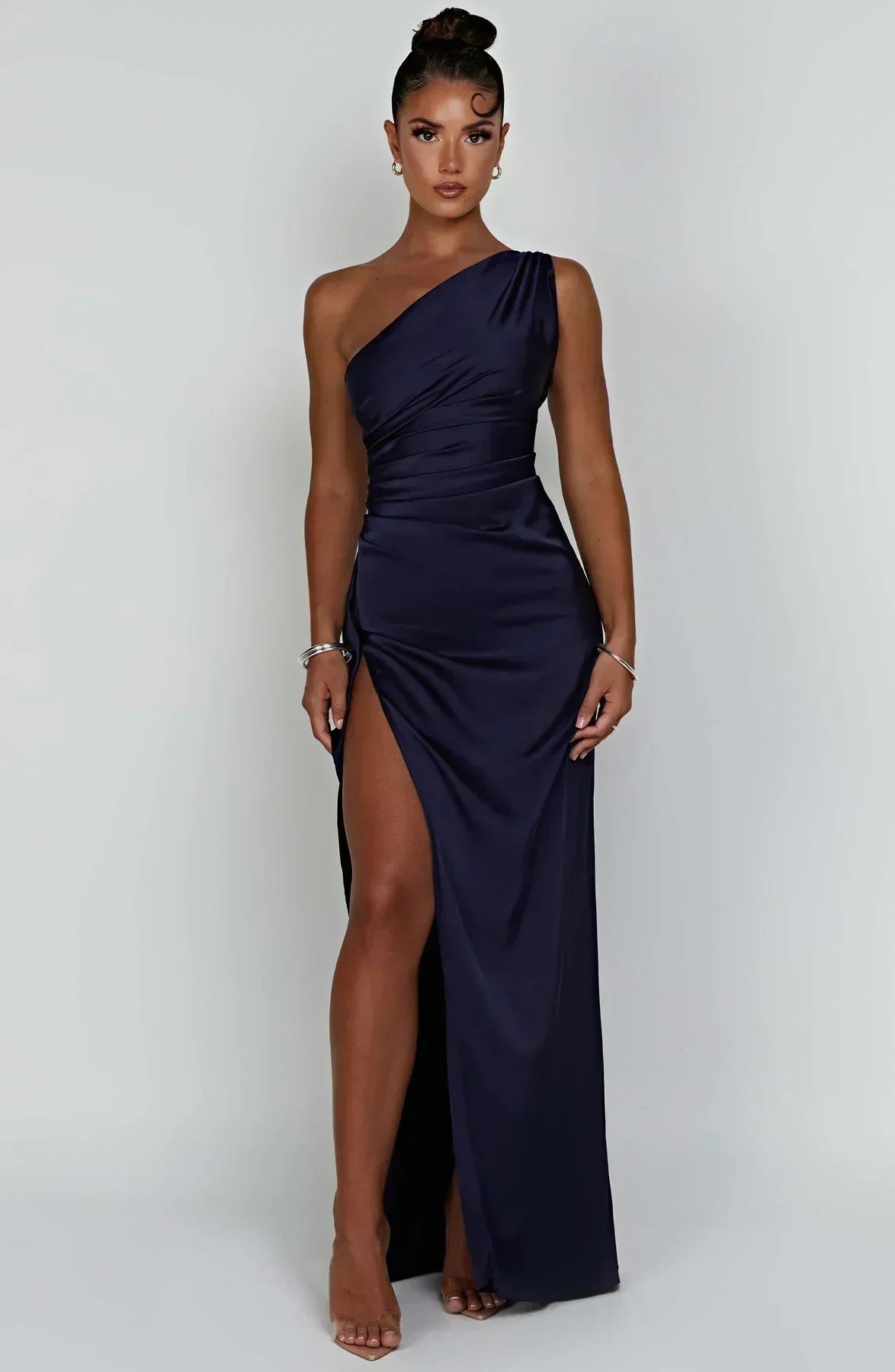 Grace | Elegant Long Slip GownSatin Maxi Dress