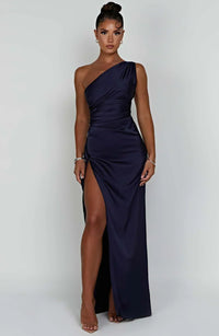 Grace | Elegant Long Slip GownSatin Maxi Dress