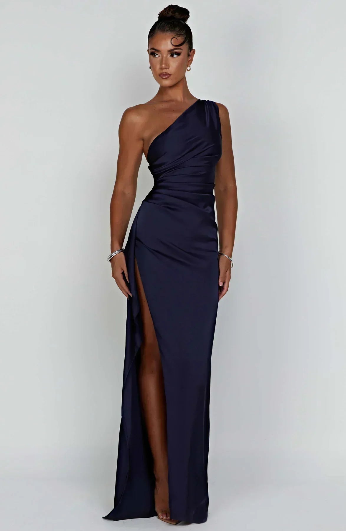 Grace | Elegant Long Slip GownSatin Maxi Dress