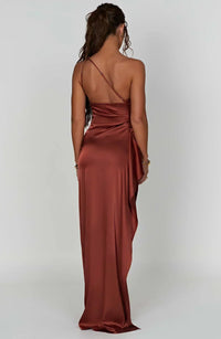Grace | Elegant Long Slip GownSatin Maxi Dress