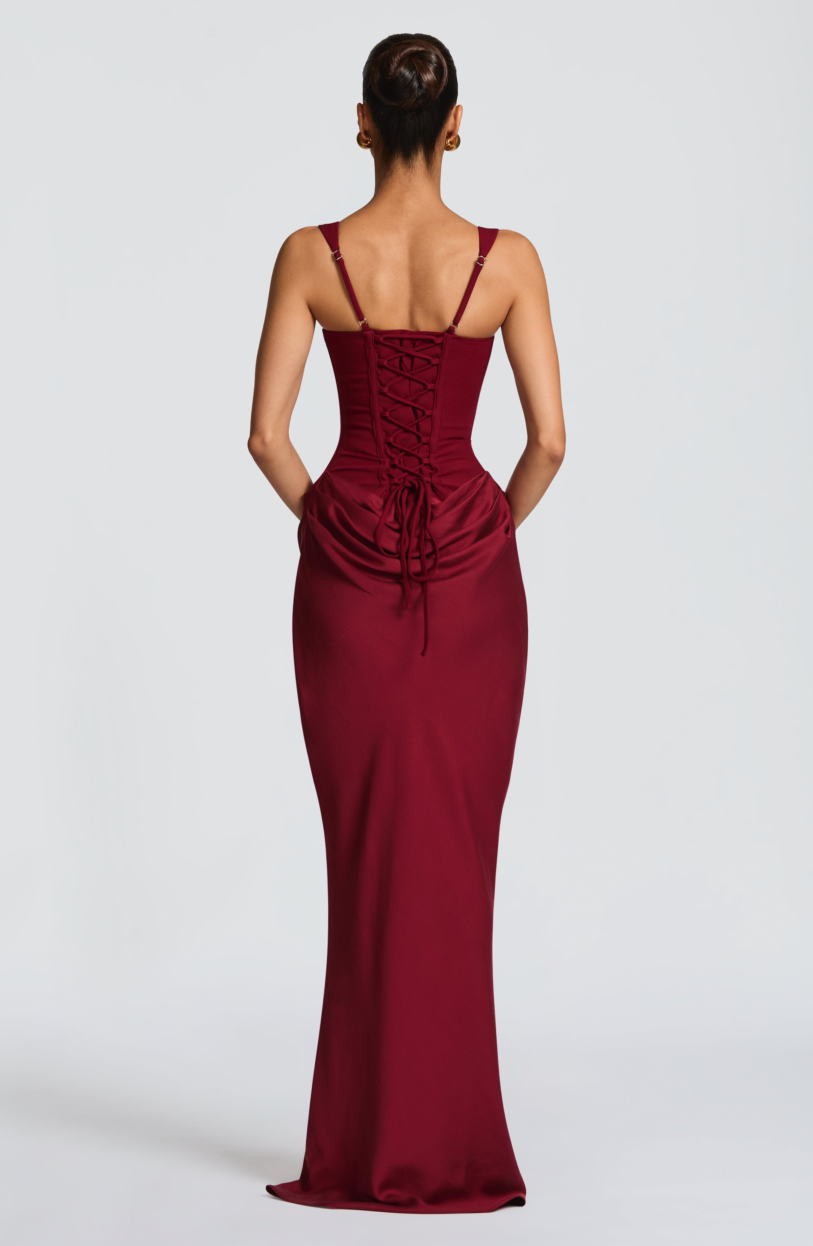 Chantelle Maxi Dress - Burgundy