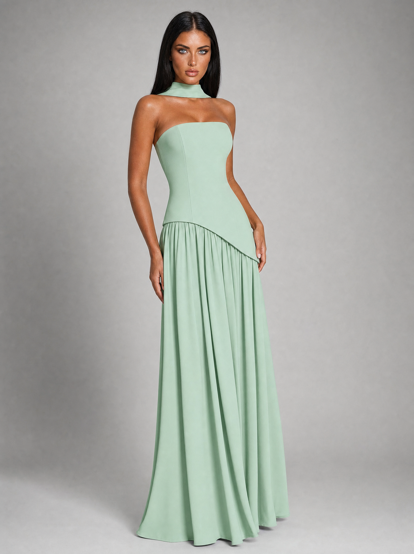 Mint Donna maxi dress - front