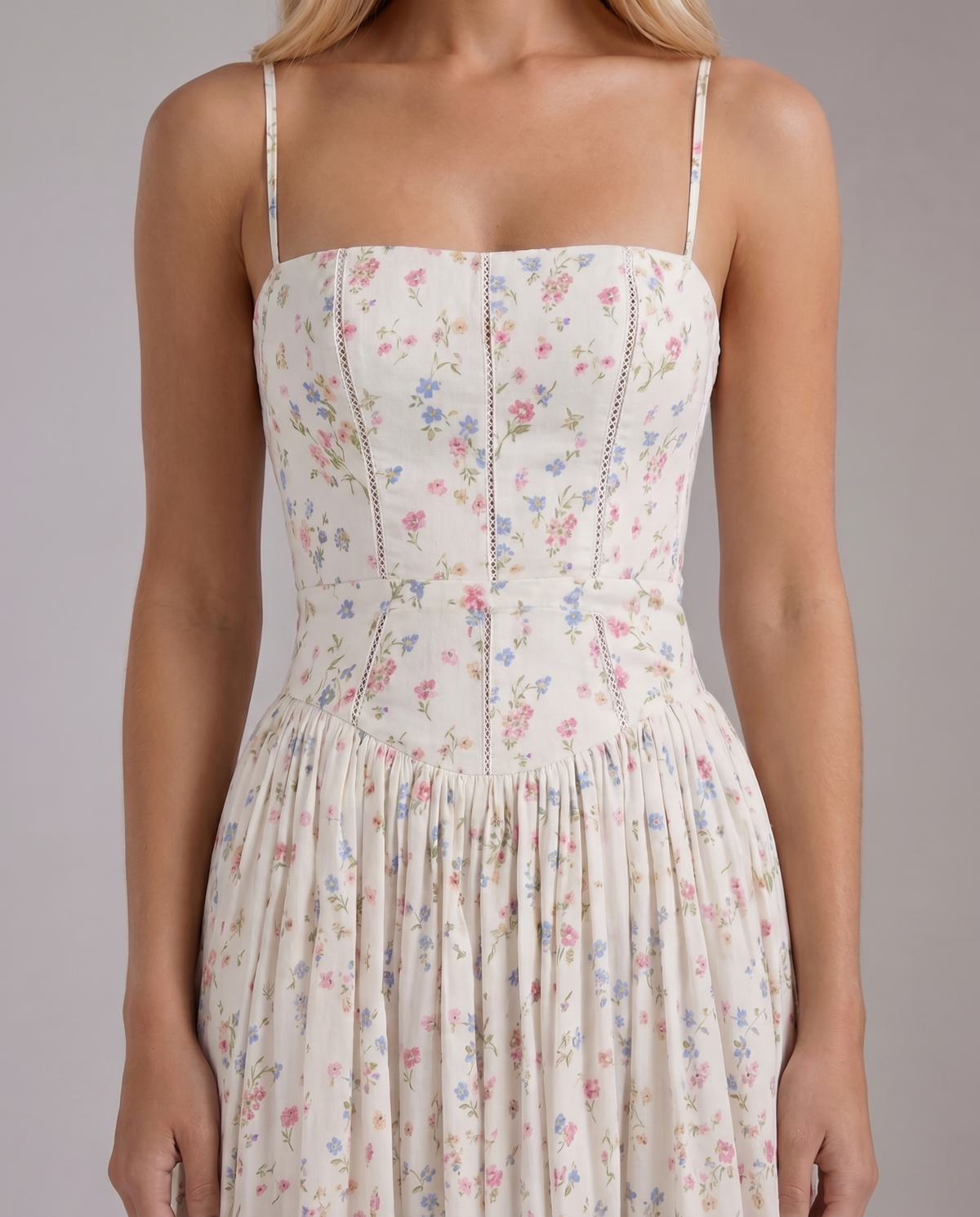 Ophelia | Floral Midi Dress