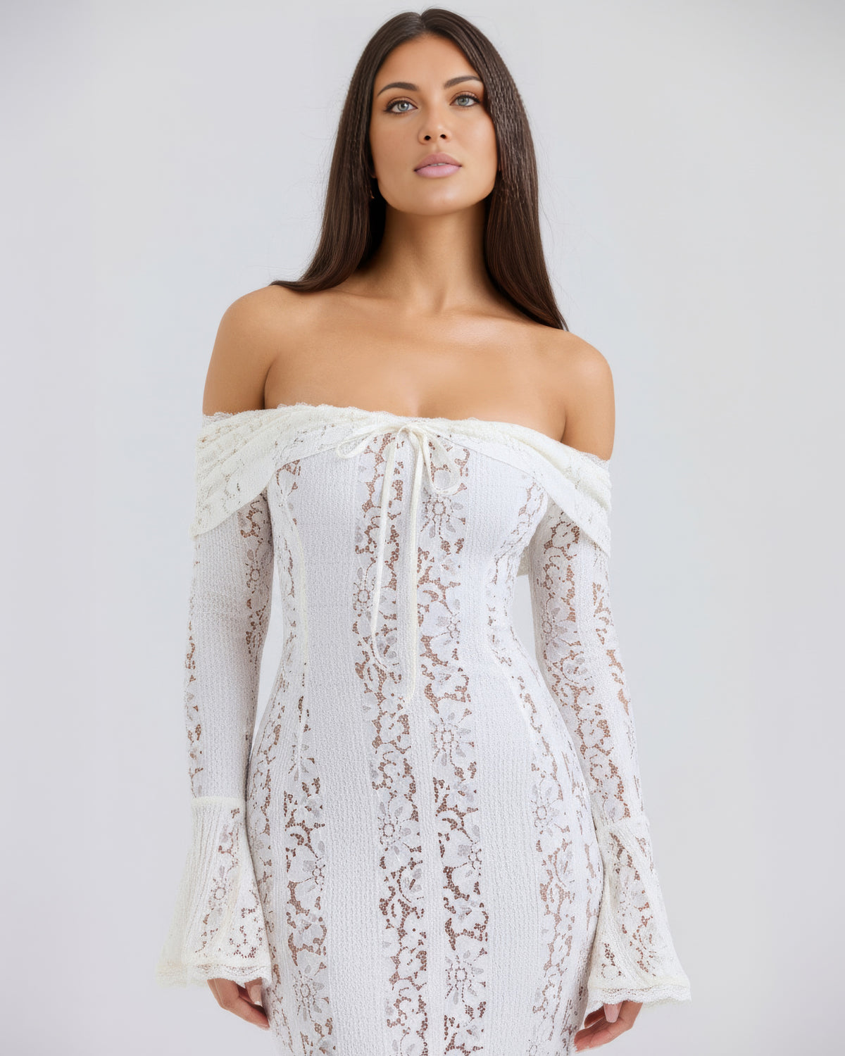 Alessandra | Off-Shoulder Slip Maxi Dress