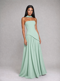 Mint Donna maxi dress - full length