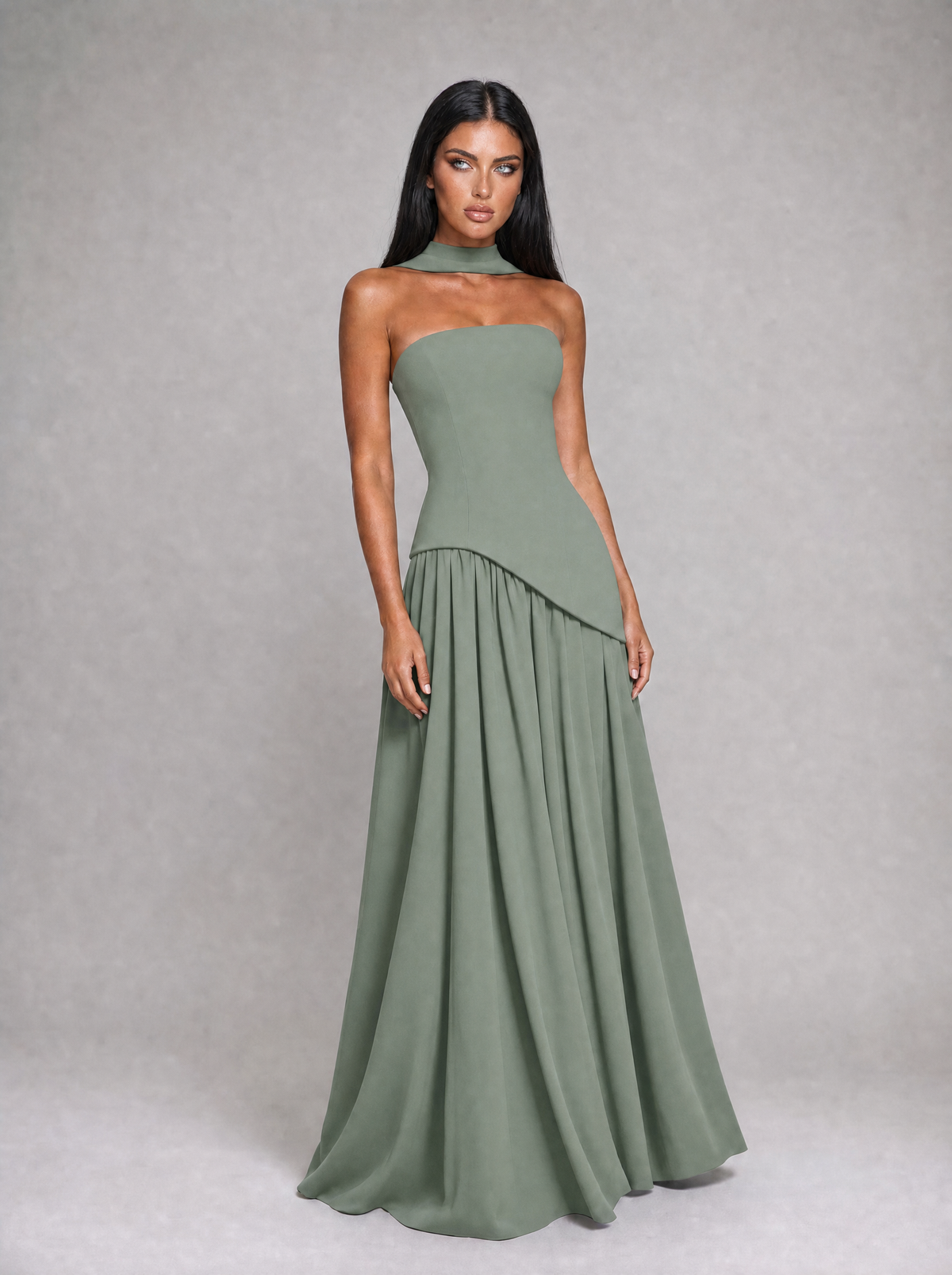 Sage Donna maxi dress - full length