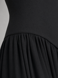 Donna maxi dress - fabric and dropped-waist detail