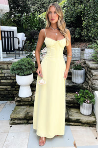 Mia | Sweetheart Tie-Front Flowy Maxi Dress
