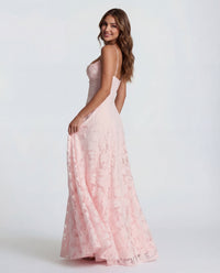 Wynn | Floral Burnout Jersey Maxi Dress