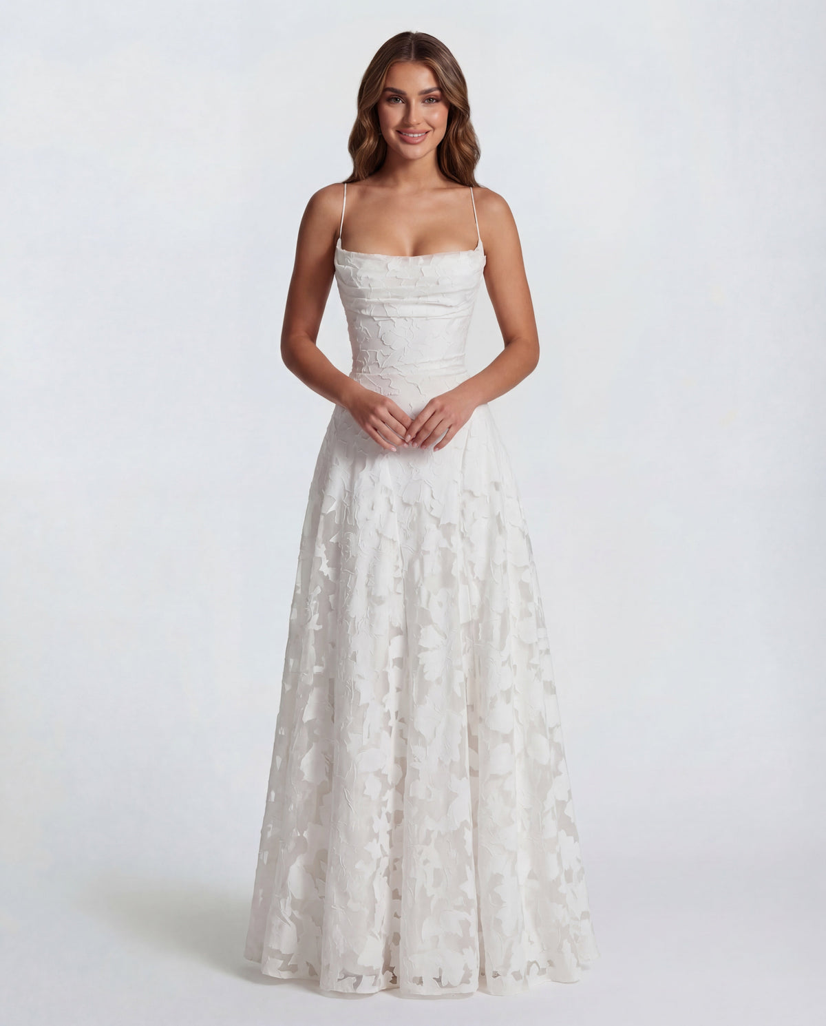 Wynn | Floral Burnout Jersey Maxi Dress