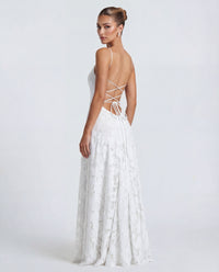 Wynn | Floral Burnout Jersey Maxi Dress