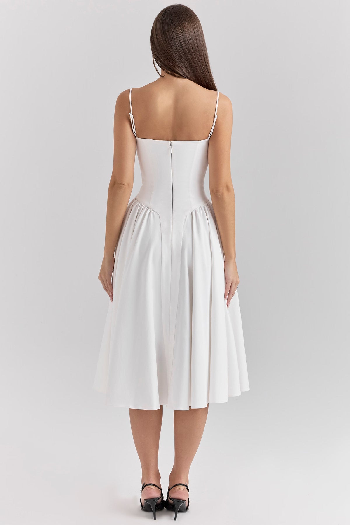 Amaria | Underwired Sweetheart Neckline Corset Midi Dress