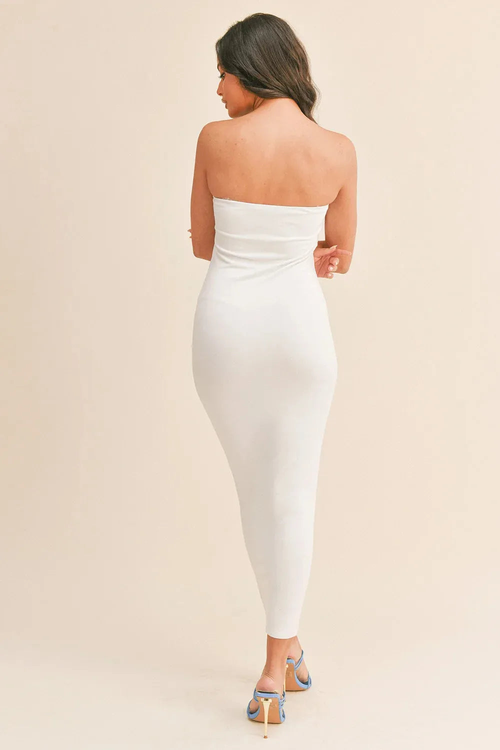 Laquisha | Strapless Breathable Summer Soft Tube Maxi Dress
